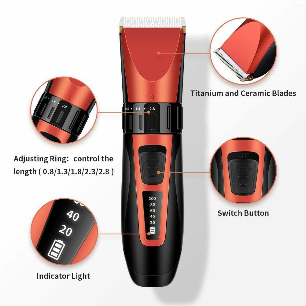 Elehot Trimmer Professional Mens Blade of ium and Ceramic Rechargeable