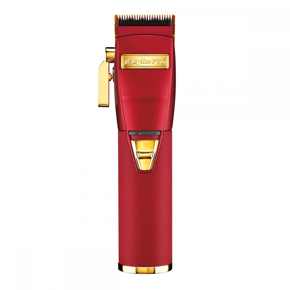 Babyliss Pro Cordless Clipper Influence Line Hawk The Barber Red & Gold FX870R