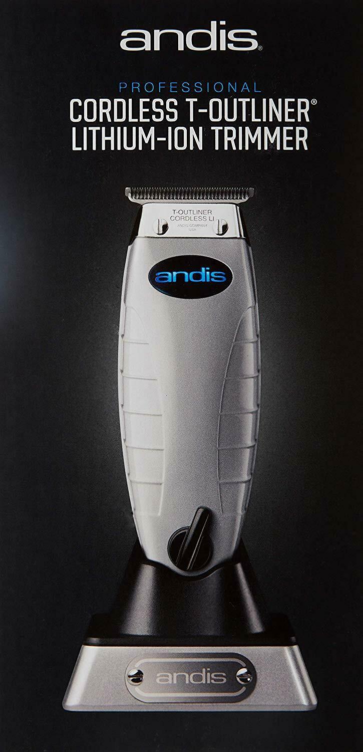 Andis Professional Cordless T-Outliner Li Trimmer Barber Lithium Beard Hair