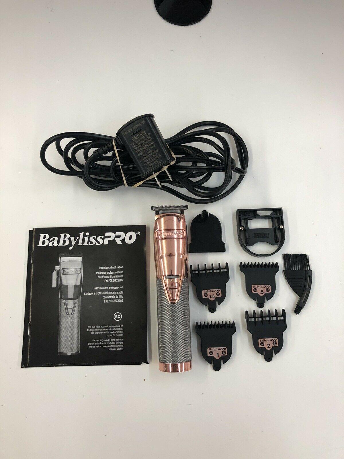 BaByliss PRO ROSEFX Cordless Clipper - Rose Gold (FX870RG)