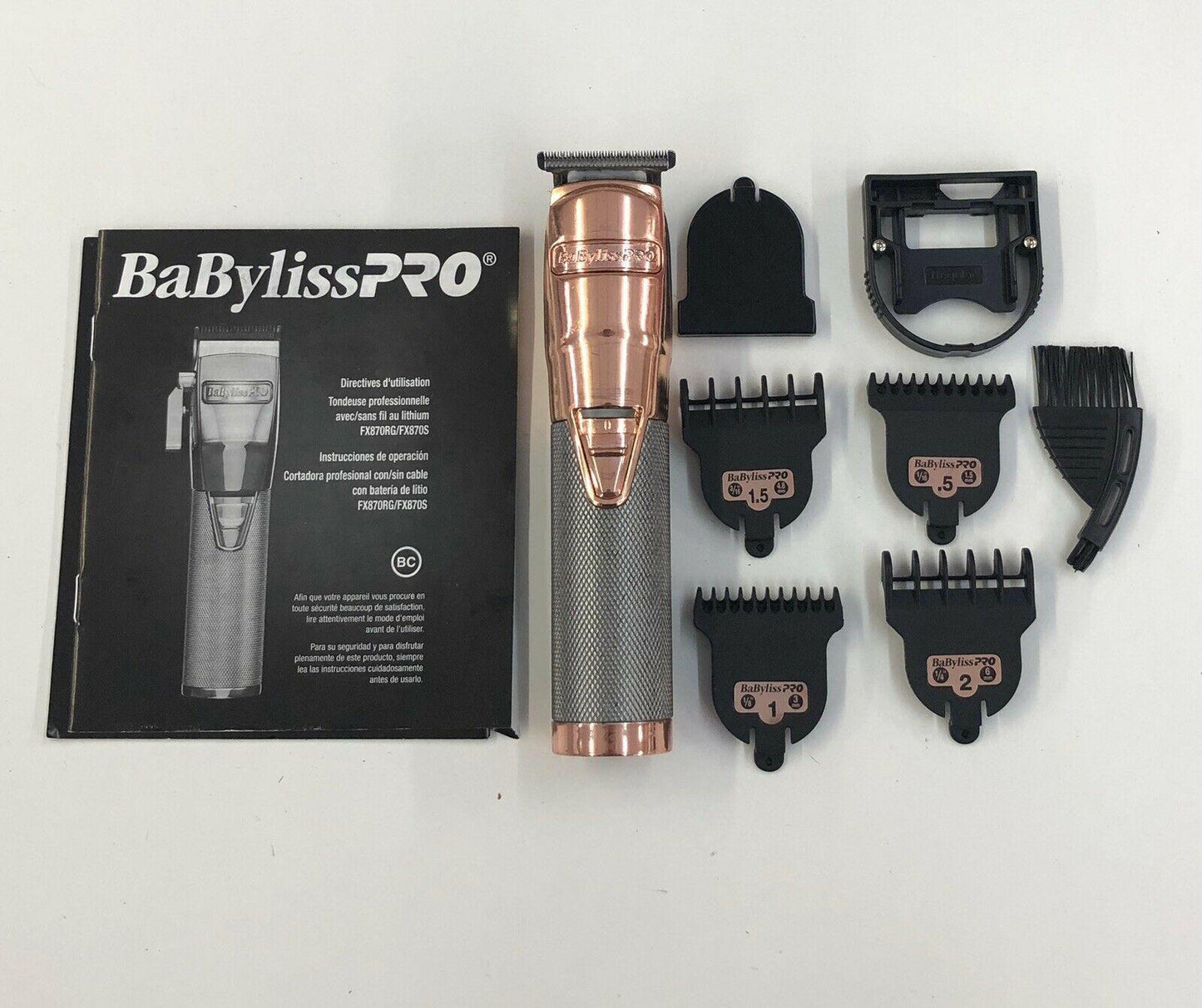 BaByliss PRO ROSEFX Cordless Clipper - Rose Gold (FX870RG)