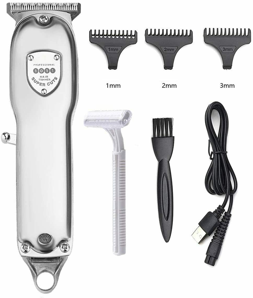 Trimmer Professional Wireless 3 Combs Battery Of High Performance Dual V