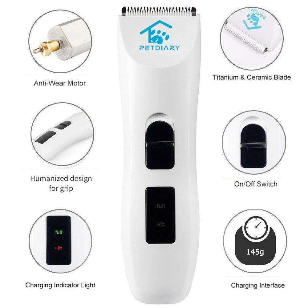 Hair Clippers Professional for Dogs and Cats Low Noise Baja Vibration With 140