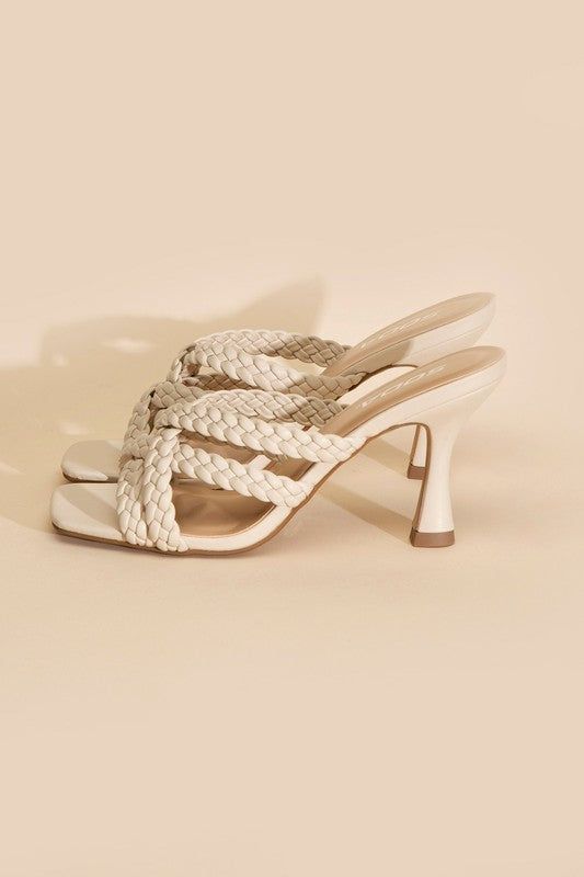 Kellan-S Double Cross Braidede Heels