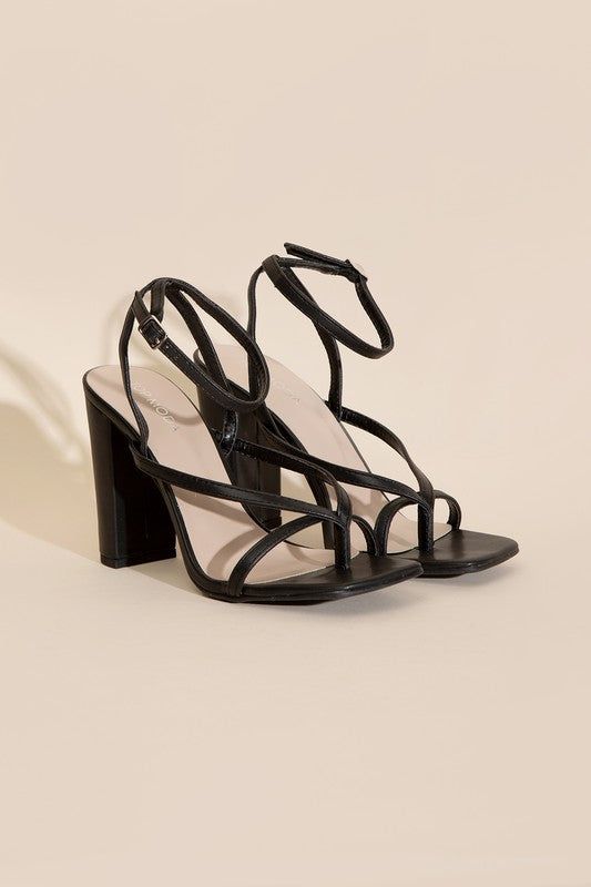 Nile-5 Thong Strappy Heels