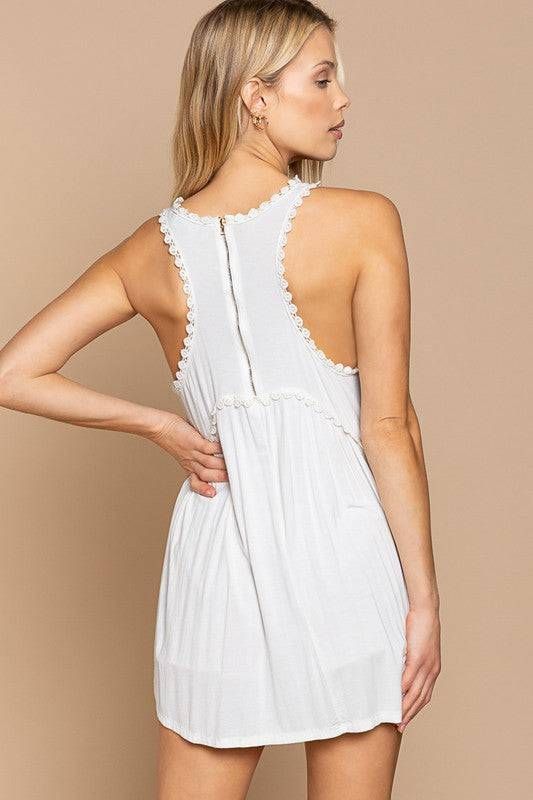 POL | Sweet and Simple Babydoll Knit Tank Top