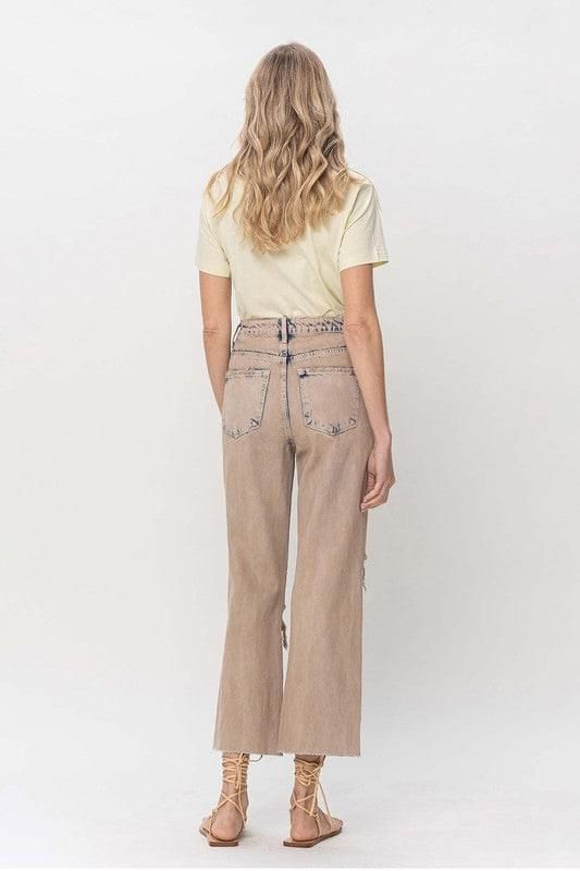 VERVET by Flying Monkey | 90s Vintage Crop Flare Jeans