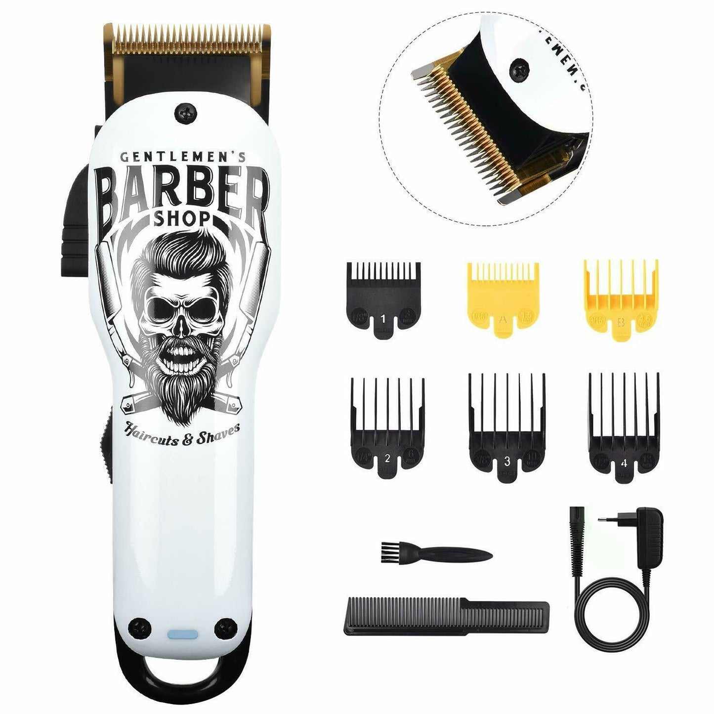 Trimmer Professional Mens,  Of Titanium And Ceramic 6 Comb