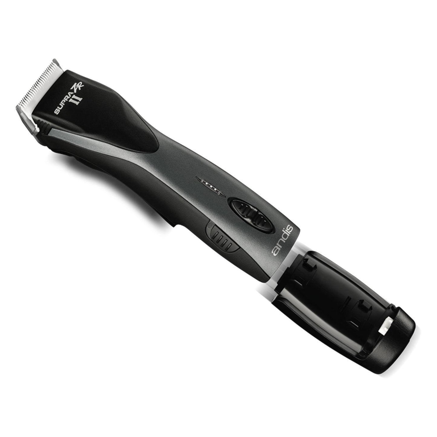 Andis Supra ZR II Cordless Detachable Blade Clipper - Black