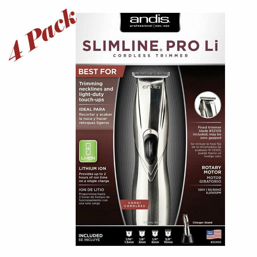 Andis Slimline Pro Li T-Blade Cordless Trimmer - Silver (32400)