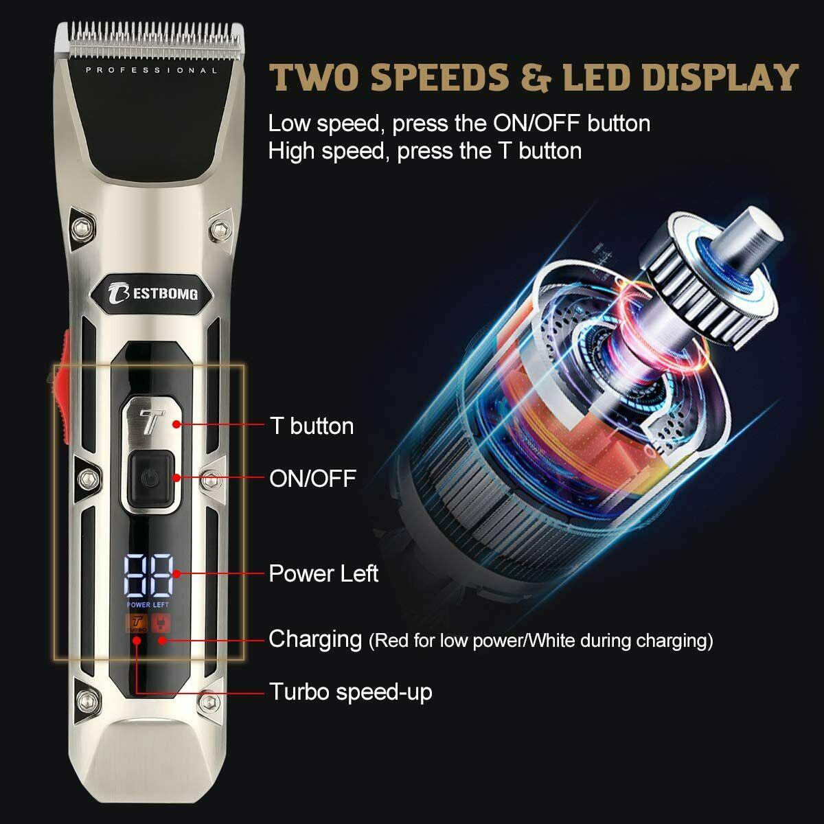 Trimmer Professional Cordless LI-ION 2500 MAH, Alone 5 Hours