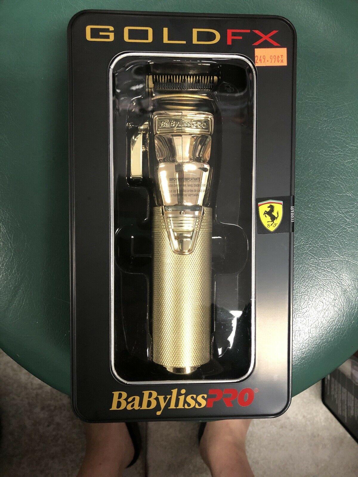 BabylissPro FX870G Cordless Lithium-Ion Adjustable Clipper - Gold