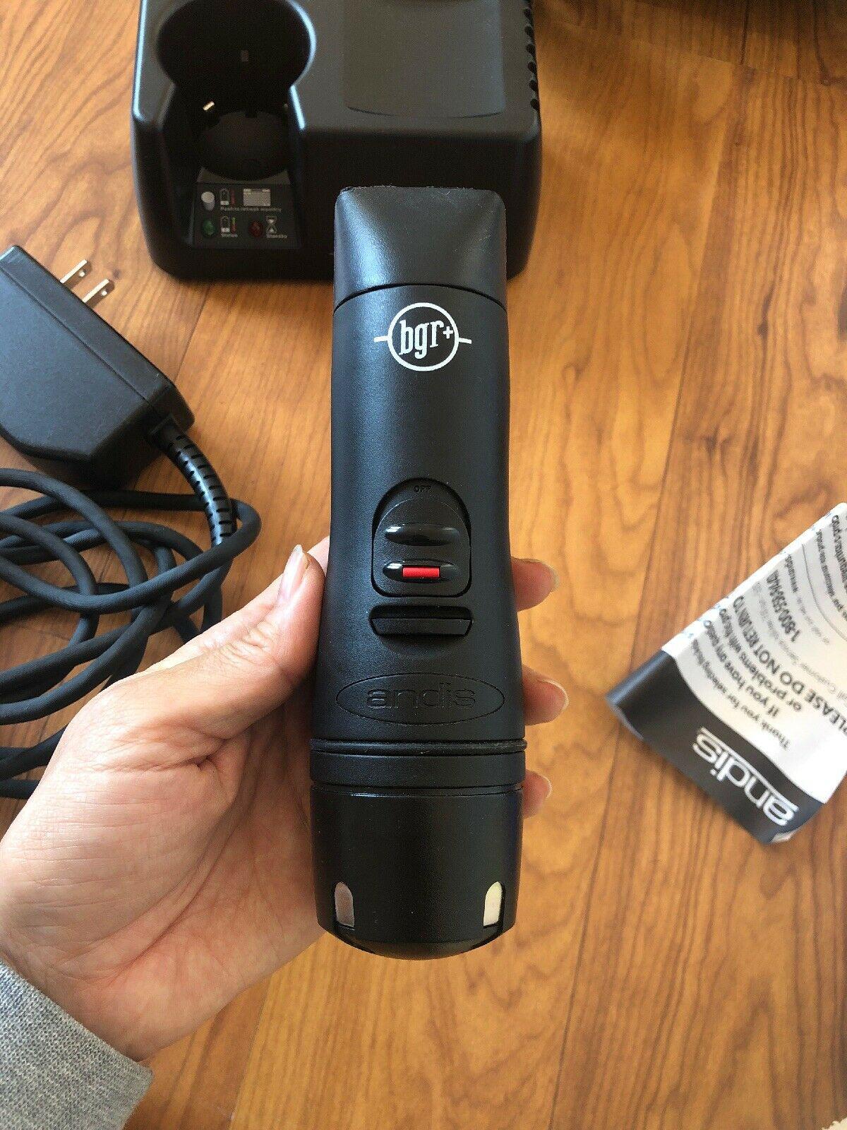 Andis Clipper bgr+ , Sensa Detachable Charger, Cord Adapter, Oil,..With Case