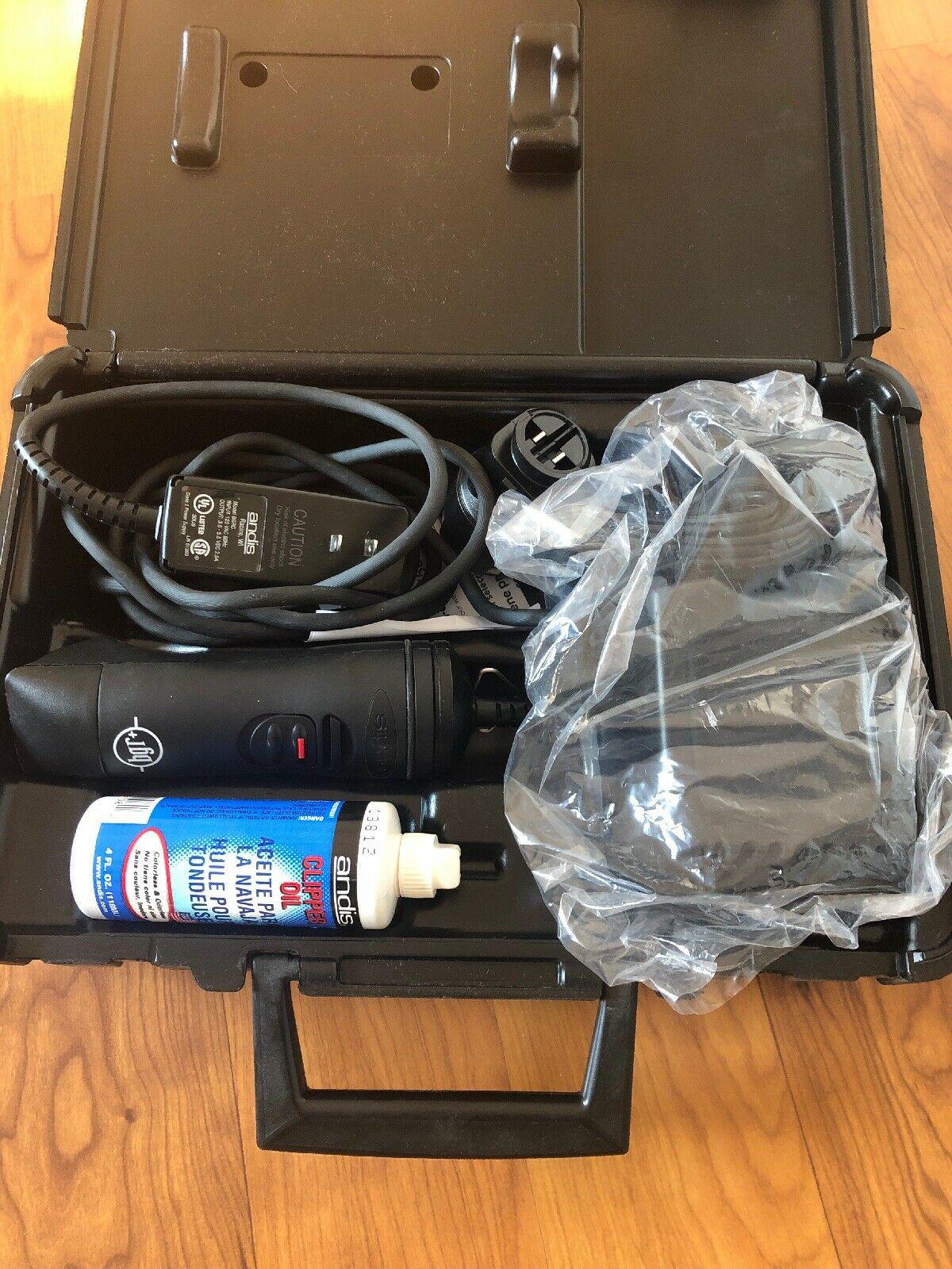 Andis Clipper bgr+ , Sensa Detachable Charger, Cord Adapter, Oil,..With Case