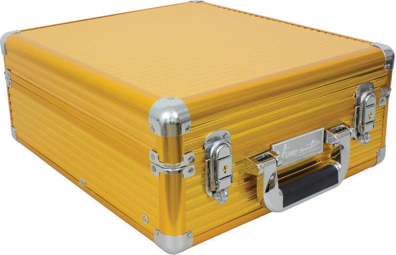 Vincent Travel Barber Clipper Trimmer Blade Tool Case Medium (GOLD) VT10144-GD