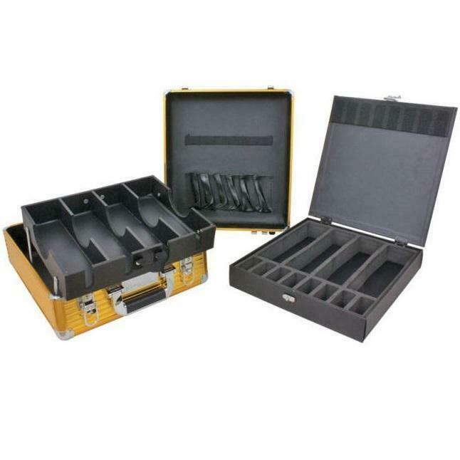 Vincent Travel Barber Clipper Trimmer Blade Tool Case Medium (GOLD) VT10144-GD