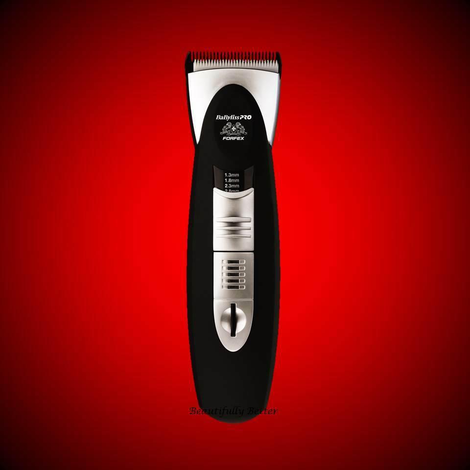 BABYLISS PRO FORFEX 670 PROFESSIONAL CORD/CORDLESS HAIR CLIPPER & STAND FX670R