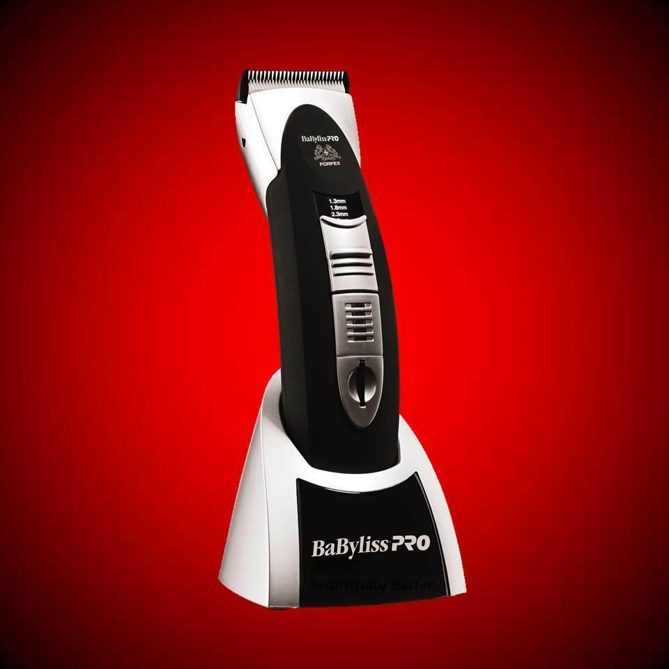 BABYLISS PRO FORFEX 670 PROFESSIONAL CORD/CORDLESS HAIR CLIPPER & STAND FX670R