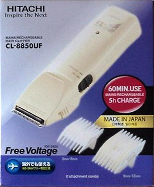 Hitachi Rechargeable Hair Clipper Electric 100-240v Cl-8850uf 4902530839227