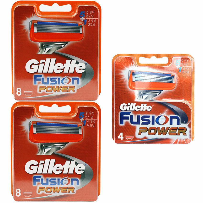 Gillette Fusion Power Shaving  Blades Refills 4 Cartridges