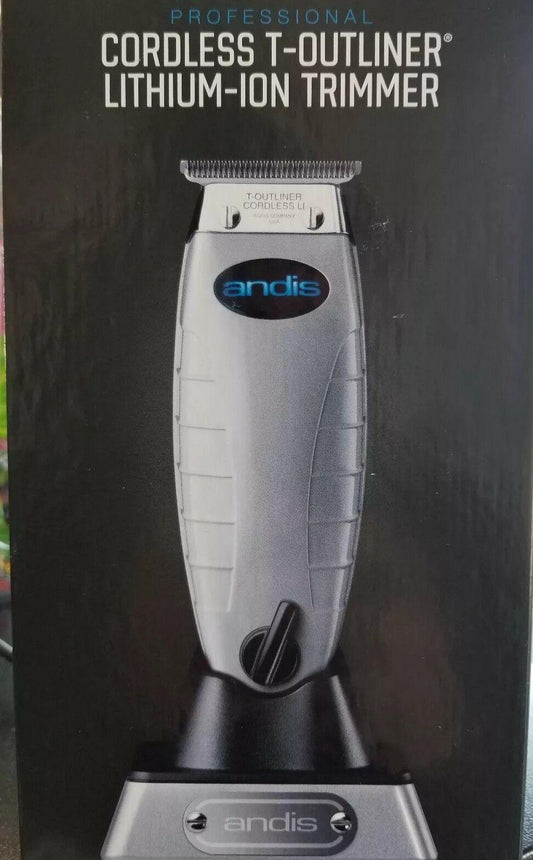 Andis Professional Cord / Cordless T-Outliner Li Trimmer 74000 Hair Cut Barber