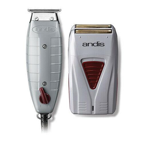 Andis Finishing Combo T-Outliner Trimmer & Pro-Foil Lithium Shaver Set #17195