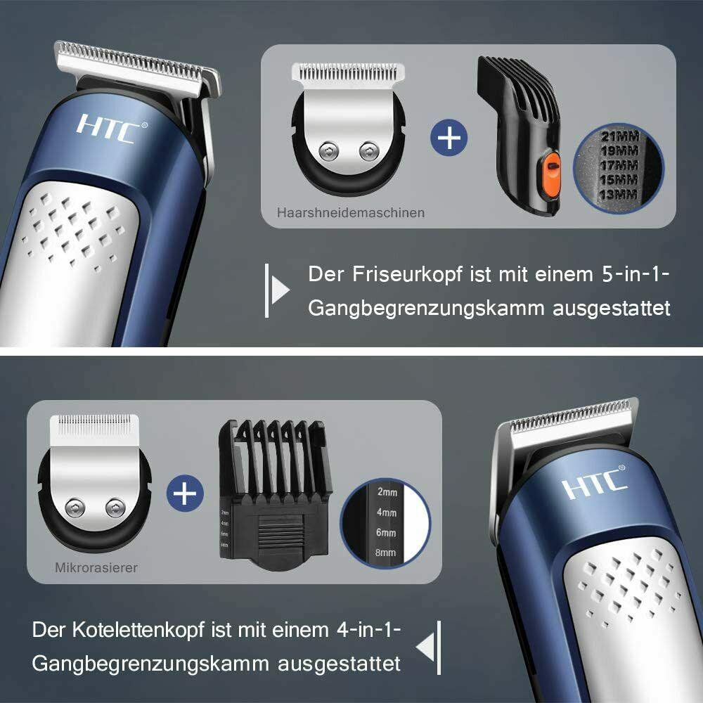 Trimmer Electronic Professional Precision Waterproof 8 On 1 Beard Face Wallet