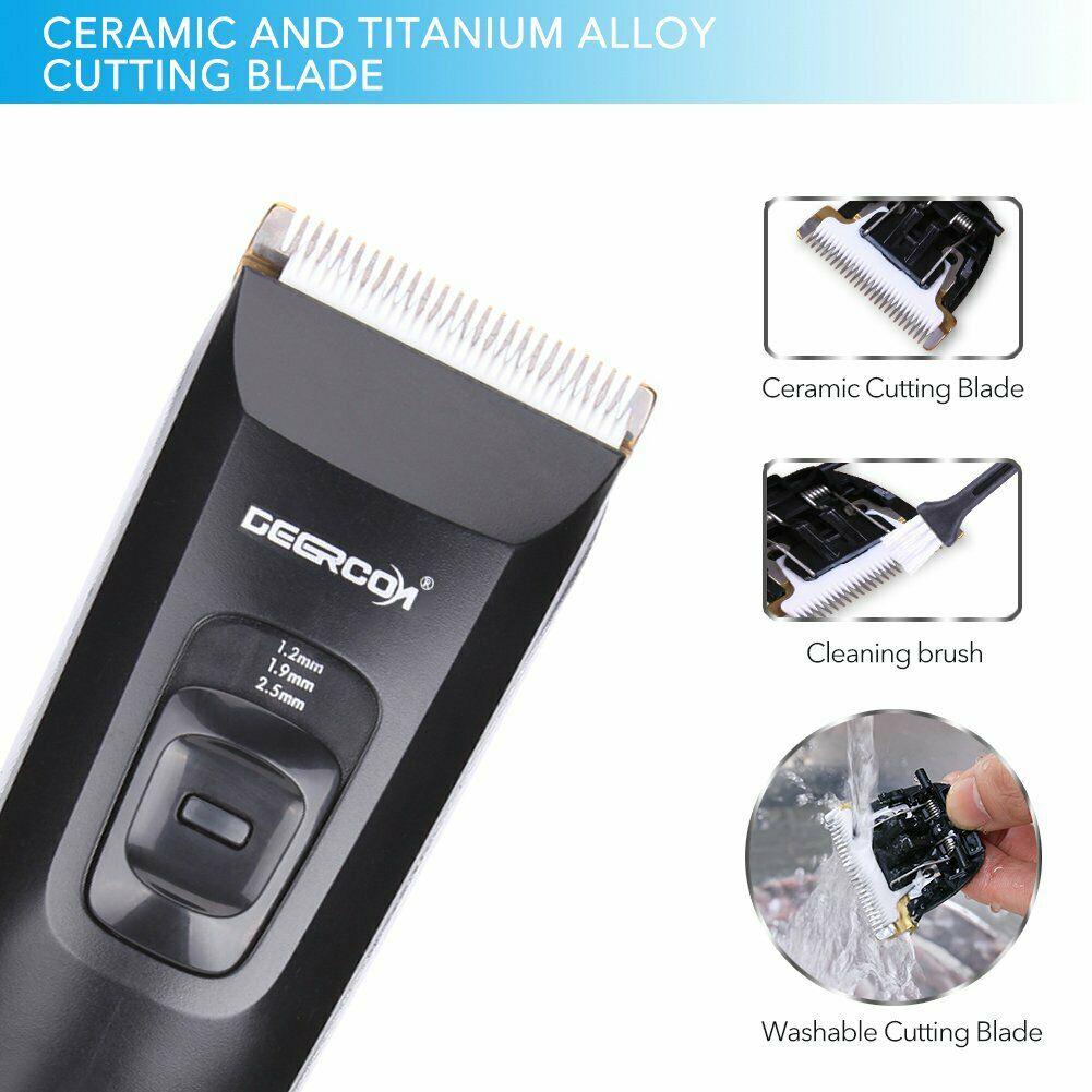 Hair Clipper Cordless Trimming Kit Speed Adjustable Beard Moustache LED Display