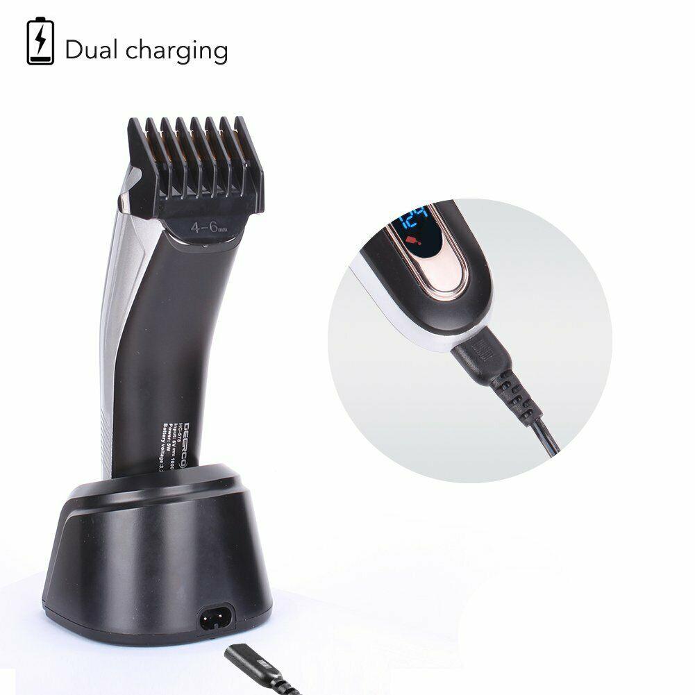 Hair Clipper Cordless Trimming Kit Speed Adjustable Beard Moustache LED Display