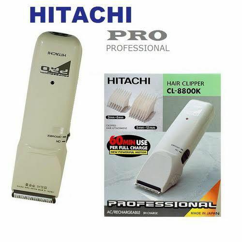 2Clippers HITACHI CL-8800K Professional Rechargeable Hair-Trimmer MADE IN JAPAN