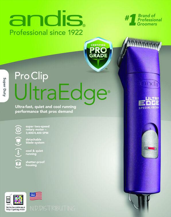 Andis Professional UltraEdClipper # 24080 Purple ProClip AGC2 Two-Speed NEW