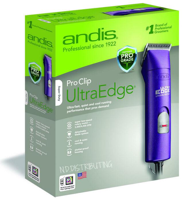 Andis Professional UltraEdClipper # 24080 Purple ProClip AGC2 Two-Speed NEW