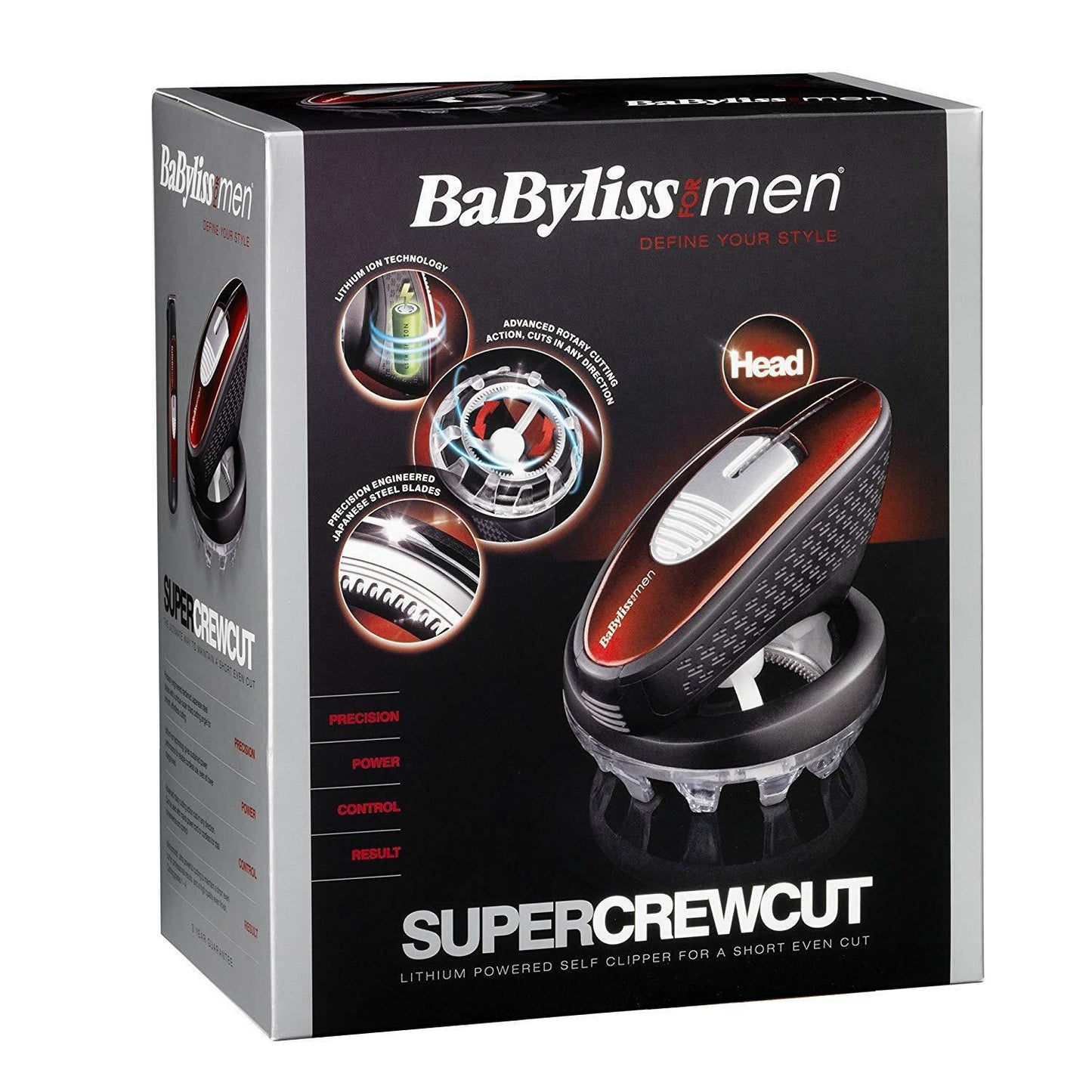 Babyliss 7565U Super Crewcut Trimmer hair Men Blades Japanese New