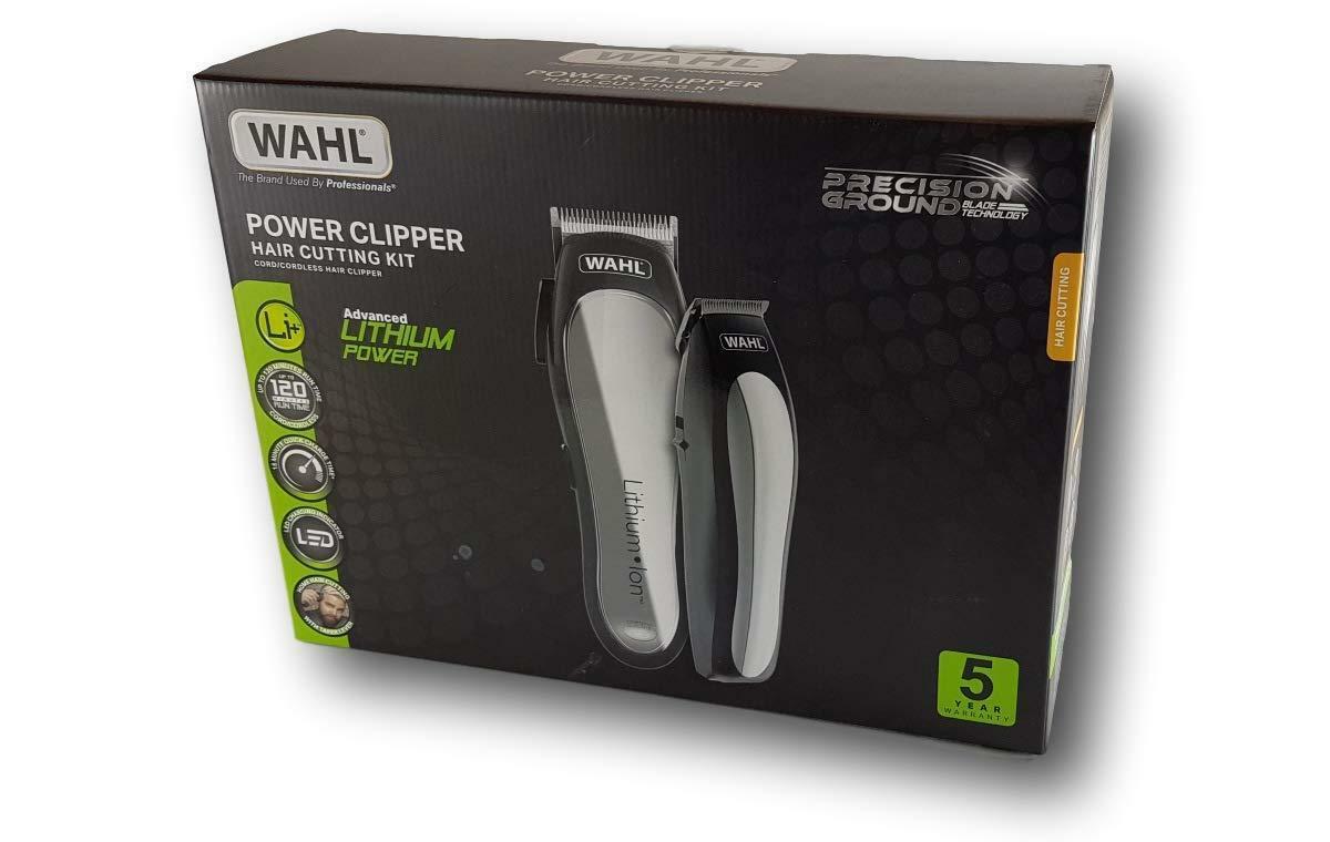 8wahl 79600-805 Cordless Power Clipper Lithium Ion Hair Trimmer Cutting Kit