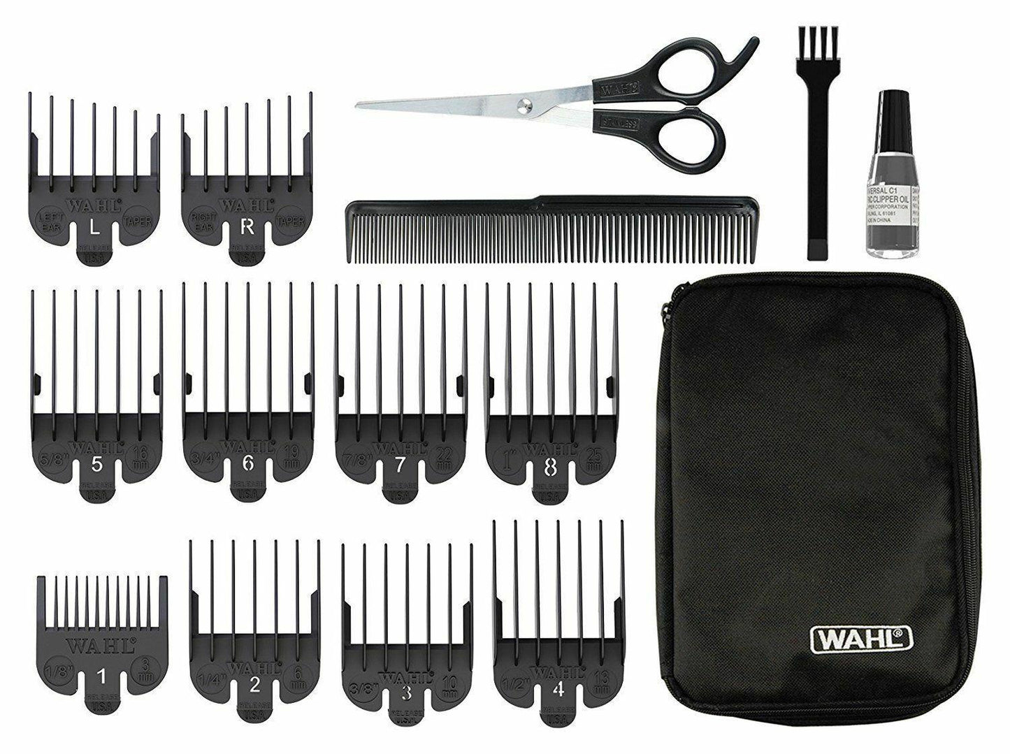 8wahl 79600-805 Cordless Power Clipper Lithium Ion Hair Trimmer Cutting Kit