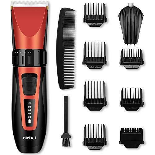 Hair Clippers Professional Man  ium and Ceramic 6 Combs Graduales