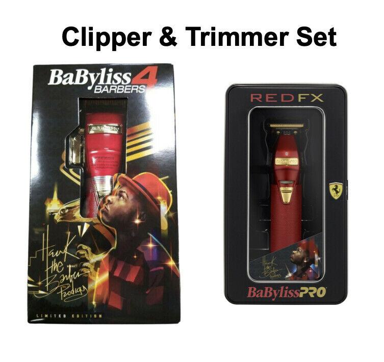 Babyliss Pro FX870R & FX787R Red Limited Edition Influencer Cordless Clipper Set