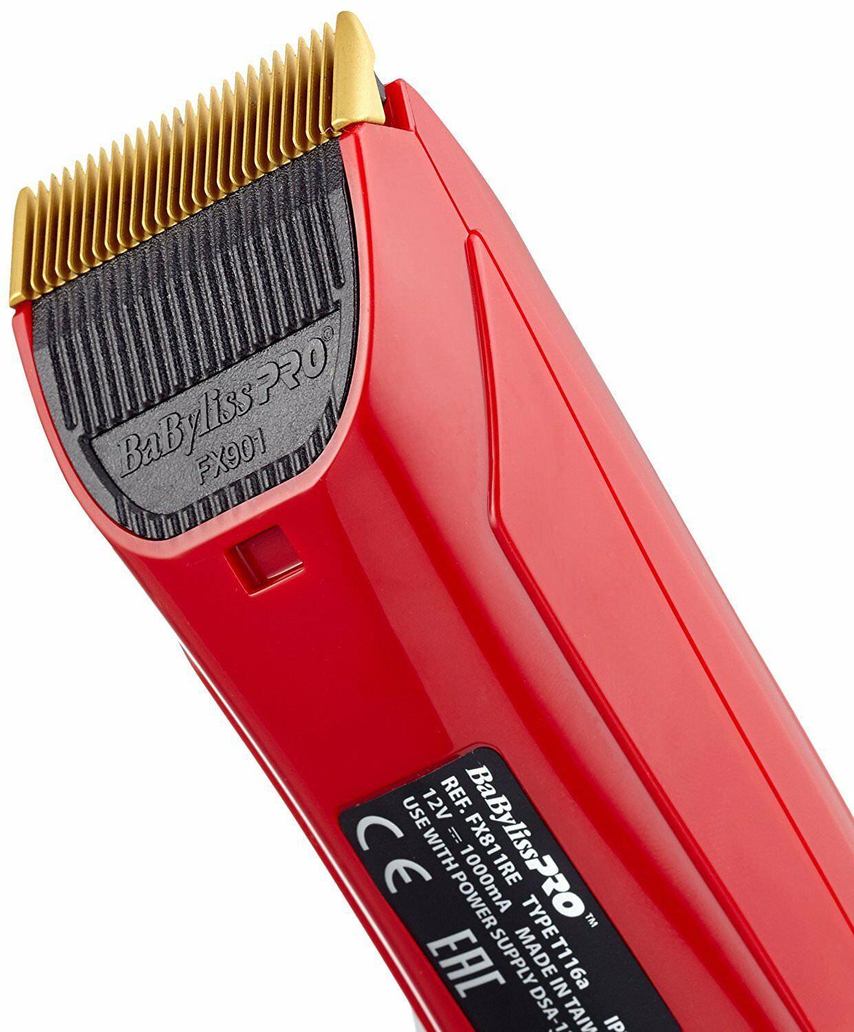 Babyliss Pro Fx811re Forfex Volare X2 Professional Hair Clipper Red